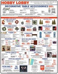 Hobby Lobby Christmas Products Sep 2019