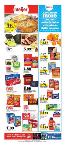 Meijer mPerks Digital Coupons Sep 29 Oct 5 2019