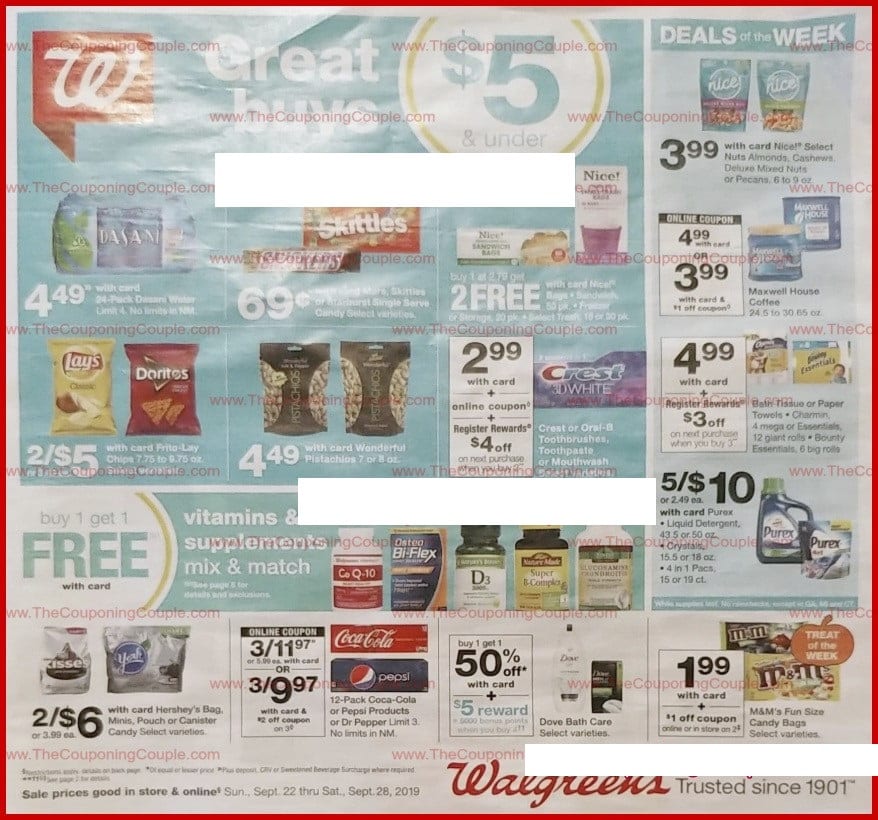 Weekly Ad Previews Sep 18 - 24 and Sep 22 - 28, 2019 4 Walgreens Weekly Ad Sep 22 28 2019