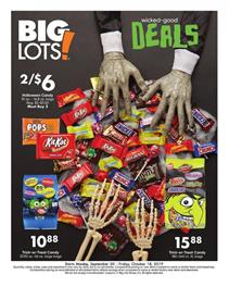Big Lots Weekly Ad Halloween Sale 2019