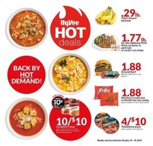 Hyvee Weekly Ad Deals Oct 23 29 2019