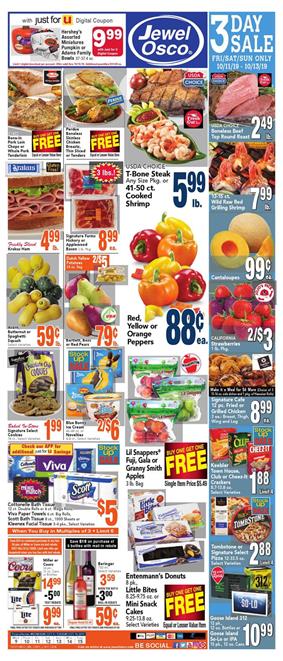 Jewel Osco Stock Up Sale Oct 9 15 2019