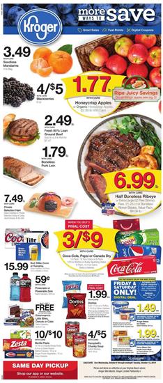 Kroger Buy 5 Save 5 Sale Oct 9 15 2019
