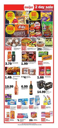 Meijer 2 Day Sale Halloween Candies Oct 25 26 2019
