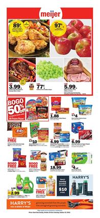 Meijer Weekly Ad Deals Oct 20 26 2019