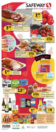 Safeway Weekly Ad Deals Oct 30 Nov 5 2019