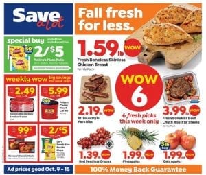 Save A Lot Ad Deals Oct 9 15 2019