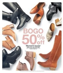 Target BOGO Clothing Deal Weekly Ad Oct 2019