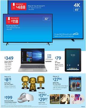 Walmart 4K TV Philips 65 Rollback Saving