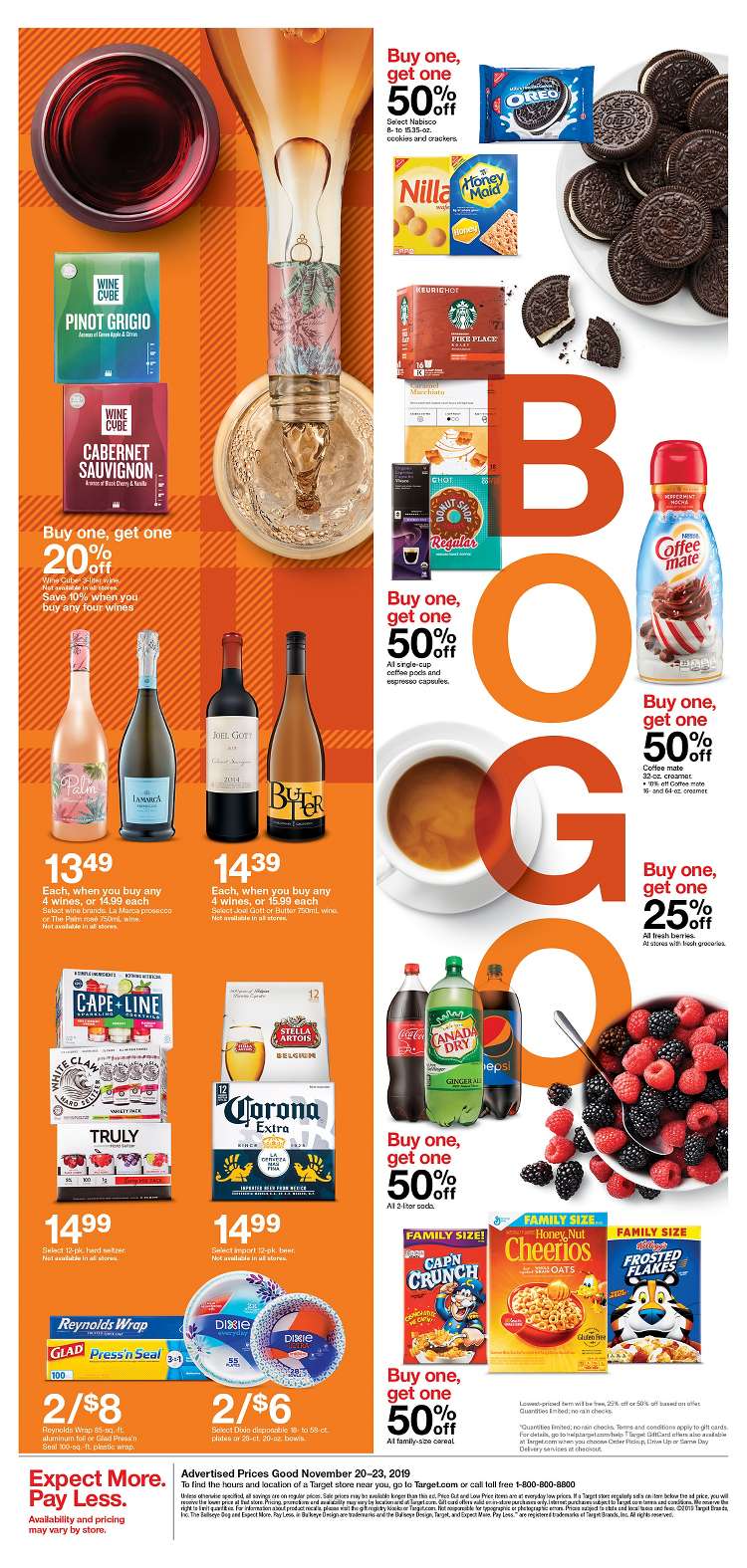 Target MidWeek Ad Nov 20 - 23, 2019 | BOGO Sale 1 Target Midweek Ad Nov 20 23 2019 2