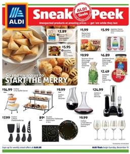 Weekly Ad Previews Dec 18 and Dec 22, 2019 4 ALDI Ad In Store Dec 15 21 2019 NY