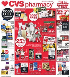 CVS BOGO Free Holiday Deals Dec 1 - 7, 2019