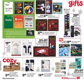 CVS Holiday Gift Deals Dec 1 - 7, 2019