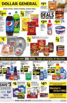 Weekly Ad Previews Nov 29 and Dec 1, 2019 | Thanksgiving Sales 3 Dollar General Ad Preview Nov 24 - 30, 2019