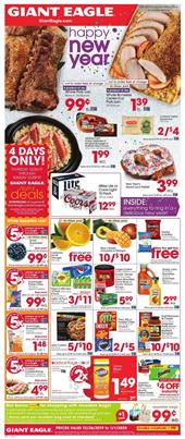 Giant Eagle Ad New Year Deals Dec 26 Jan 1 2019