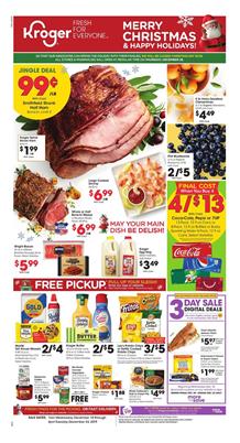Kroger Christmas Deals Dec 18 24 2019 Weekly Ad