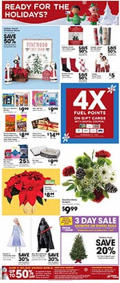 Kroger Holiday Products Christmas Decor Nov 29 2019