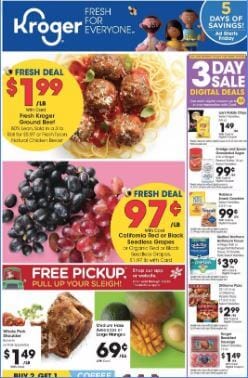 Kroger Black Friday Sale Nov 2019 | Weekly Ads 2 Kroger Weekly Ad Nov 29 Dec 3