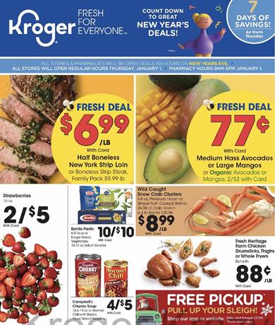 Weekly Ad Previews Dec 26 and Dec 29, 2019 1 Kroger Weekly Ad Preview Dec 26 Jan 1