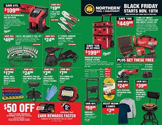 Northern Tools Black Friday Ad 2019