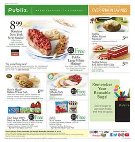 Publix Weekly Ad Nov 29 - Dec 4, 2019