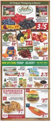 Sprouts Organic Thanksgiving Deals Nov 13 19 2019