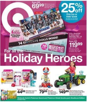 Target Holiday Toys Nov 10 - 16, 2019