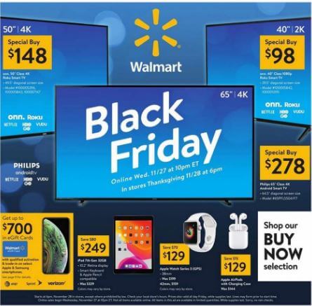 Walmart Black Friday Sale 2019 | TVs, iPhone 6s, PlayStation 4 Bundle, And More 1 Walmart Black Friday 2019