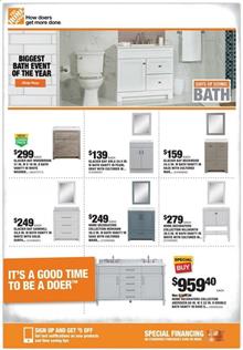 Home Depot Glacier Bay Woodbrook $299