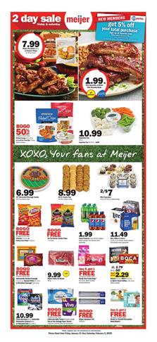 Meijer Ad 2-Day Sale Jan 31 - Feb 1, 2020
