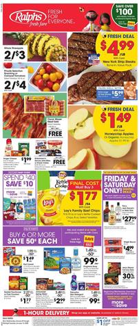 Ralphs Weekly Ad Big Night In Sale Jan 8 - 14, 2020