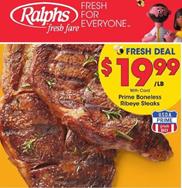 Ralphs Weekly Ad Prime Boneless Ribeye Steak 