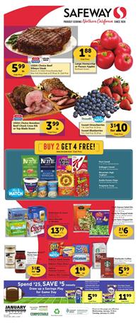Safeway Weekly Ad Deals Jan 15 - 21, 2020