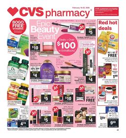 CVS Epic Beauty Event Feb 16 - 22, 2020