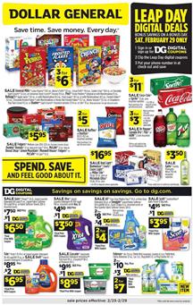 Dollar General Weekly Ad Sale Feb 23 - 29, 2020