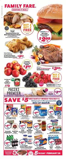Family Fare Ad Mix or Match Sale Feb 23 29 2020