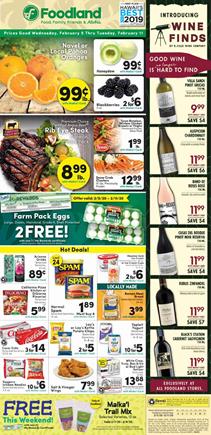Foodland Ad Navel Oranges .99