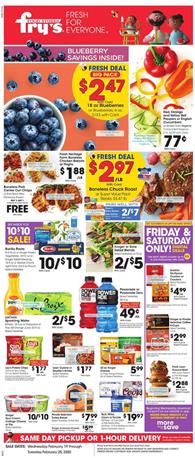 Fry's Weekly Ad Sale Feb 19 - 25, 2020