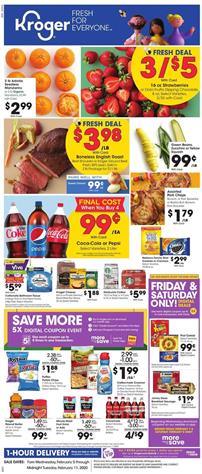 Kroger Weekly Ad Valentine's Day Feb 5 - 11, 2020