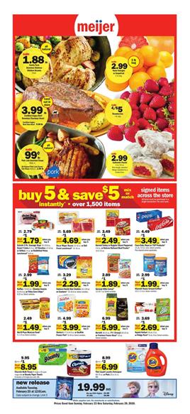 Meijer Weekly Ad Sale Feb 23 - 29, 2020