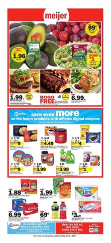 Meijer Weekly Ad Sale Mar 1 - 7, 2020