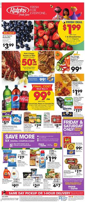 Ralphs Weekly Ad Deals Feb 5 - 11, 2020