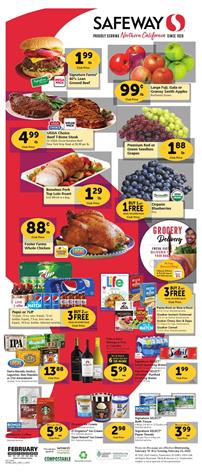 Safeway Friday Sale Feb 19 - 25, 2020 | Weekly Ad