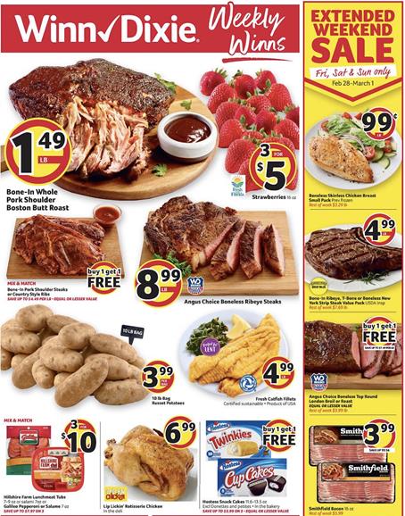 Weekly Ad Previews Feb 26 and Mar 1, 2020 2 Winn Dixie Weekly Ad Preview Feb 26 Mar 3 2020