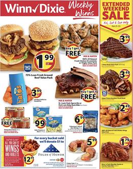 Winn Dixie Weekly Ad Sale Feb 19 - 25, 2020