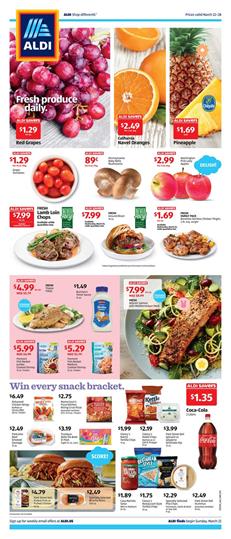 Weekly Ad Previews Mar 25 - 31, 2020 2 ALDI Weekly Ad Mar 22 - 28, 2020