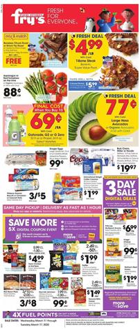 Fry's Weekly Ad Sale Mar 11 - 17, 2020