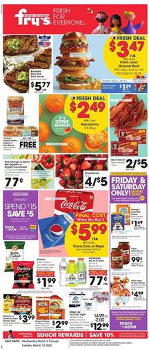 Fry's Weekly Ad Sale Mar 4 - 10, 2020
