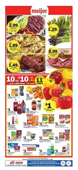 Meijer Weekly Ad Home Sale Mar 8 - 14, 2020