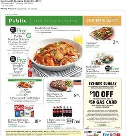 Publix Weekly Ad Sale Mar 25 - 31, 2020